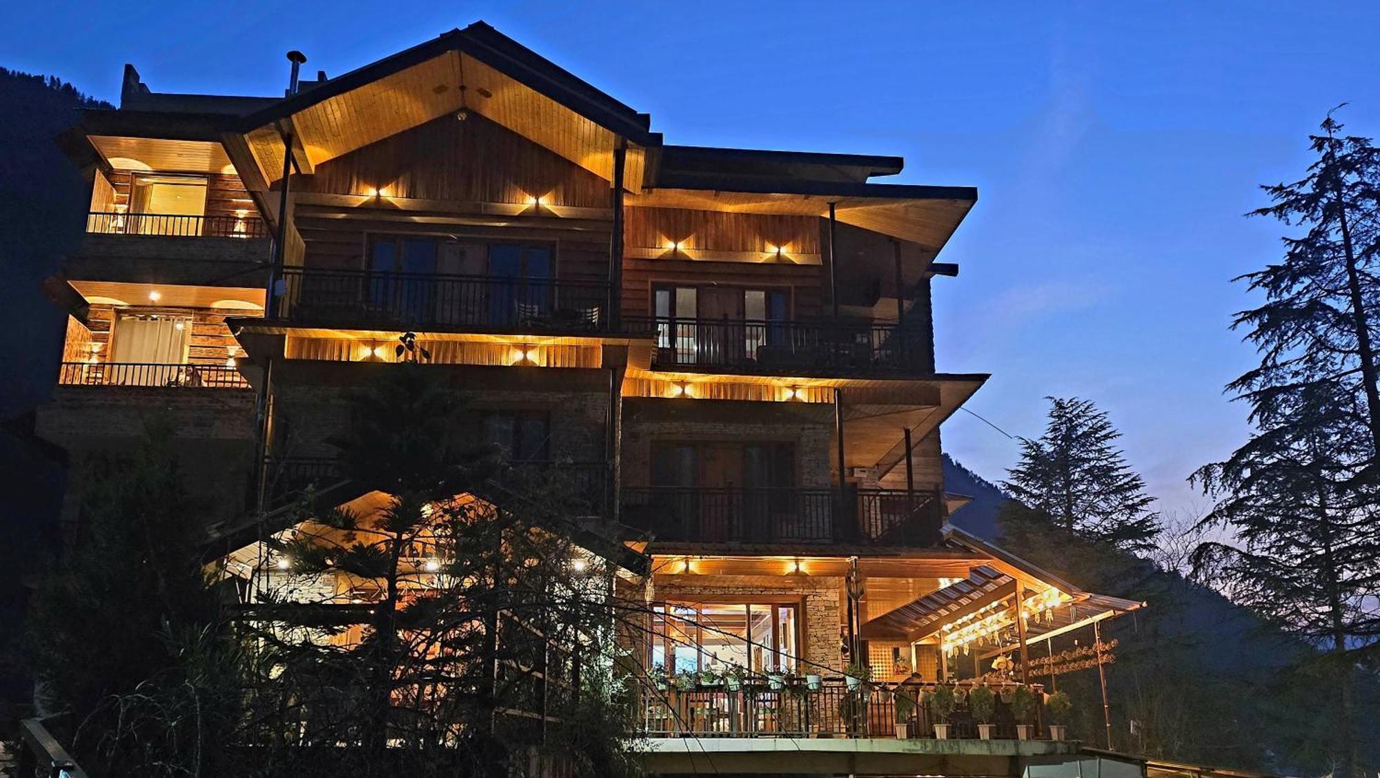 The Hillside Hotel Kasol Exterior photo